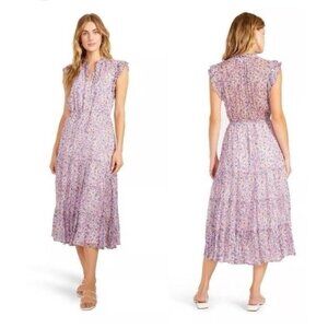 BB Dakota Steve Madden Womens Tiered Mid Dress Sz XL Canyon Floral